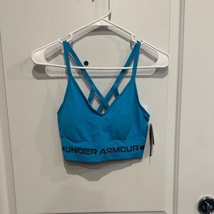 Under Armour Teal Sports Bra with Strappy Back